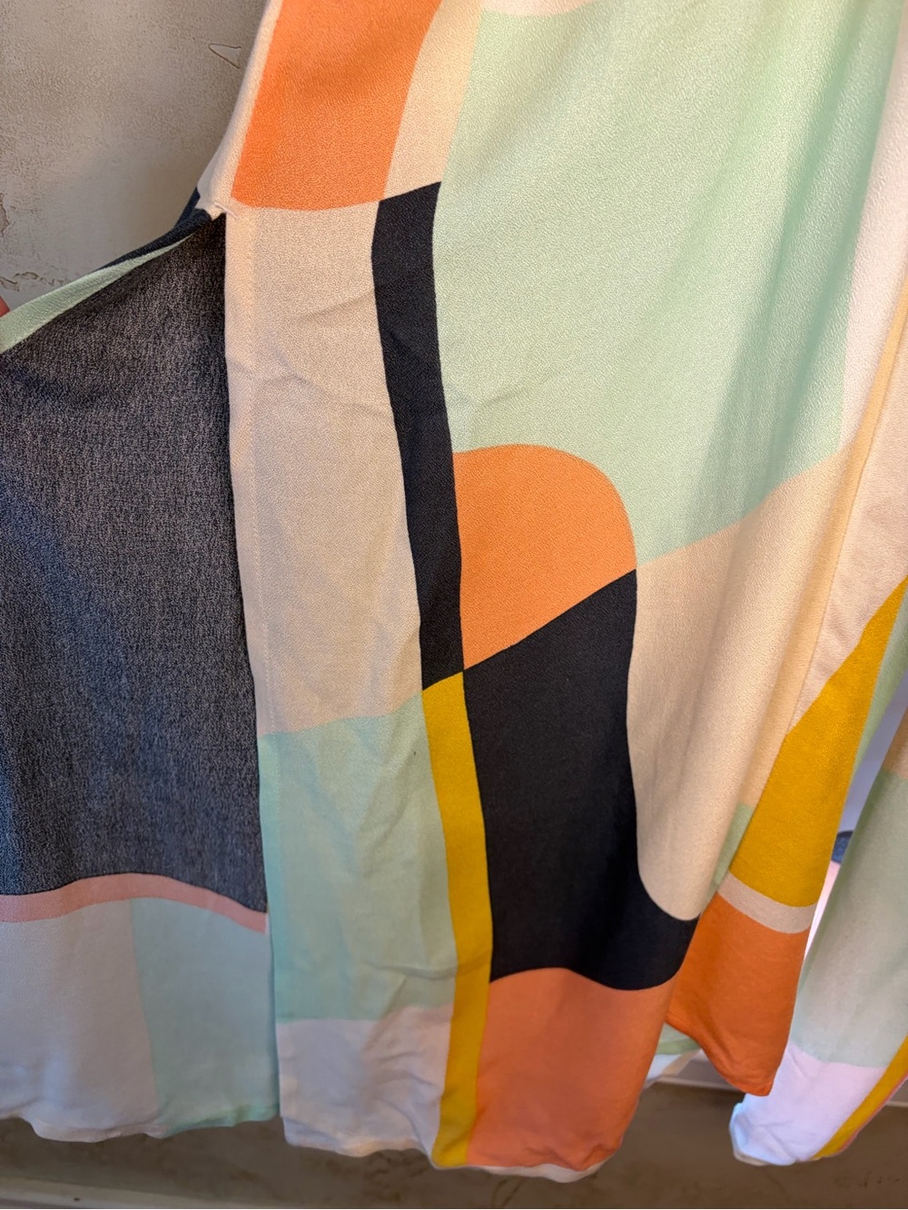O'Neill Colorblock Maxi Dress in Yellow, Coral, Mint & Navy - Picture 6 of 7